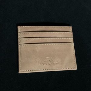 Slim card holder wallet Celine brown vegan leather